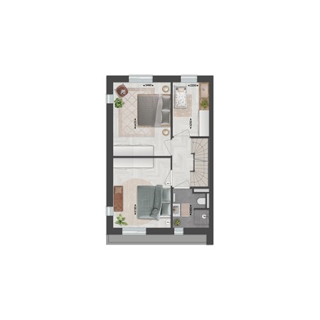 Floorplan - Gastlaan Bouwnummer 46, 9801 AL Zuidhorn