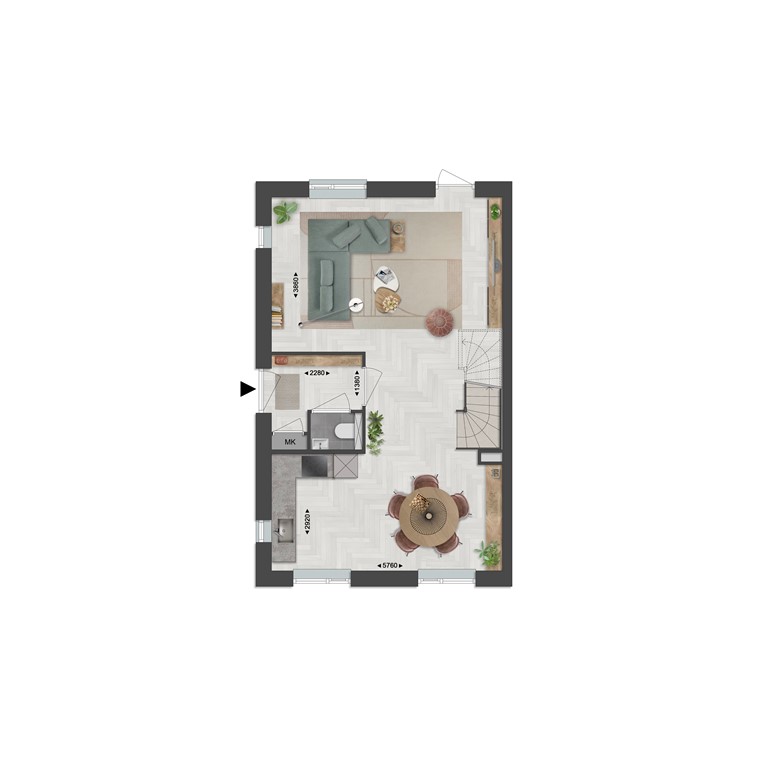 mediumsize floorplan