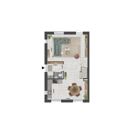 Floorplan - Gastlaan Bouwnummer 46, 9801 AL Zuidhorn