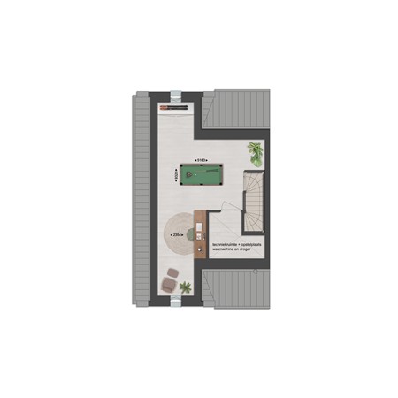 Floorplan - Gastlaan Bouwnummer 92, 9801 AL Zuidhorn