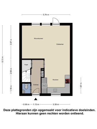 Floorplan - Fuut 17, 9781 ZG Bedum