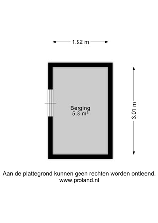 Pelikaanstraat 56, 9713 BX Groningen - Berging - 2D.jpg