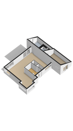 Merwedelaan 5, 9606 RL Kropswolde - Begane grond - 3D.png