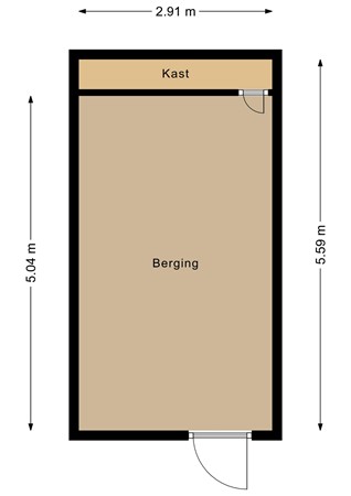 Coronastraat 10, 9742 EG Groningen - Berging - 2D.jpg