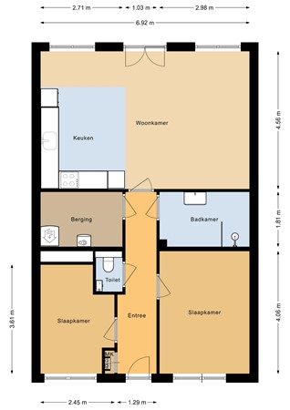 Vossenburglaan 52, 9613 CG Meerstad - Begane grond - 2D.jpg