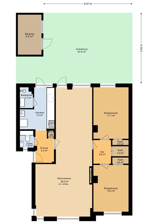 Florakade 400, 9713 ZL Groningen - Situatie - 2D.jpg