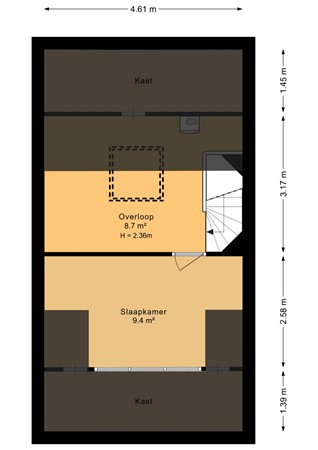Van Limburg Stirumlaan 51, 9602 GP Hoogezand - Tweede verdieping - 2D.jpg