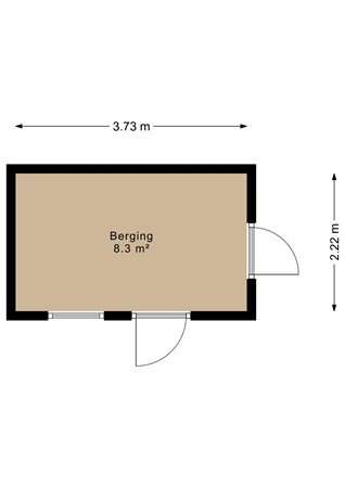 Van Limburg Stirumlaan 51, 9602 GP Hoogezand - Berging - 2D.jpg