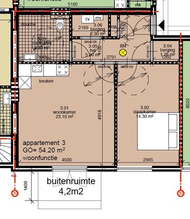 Raadhuisplein 1E, 9481 BG Vries - appartement 3.JPG