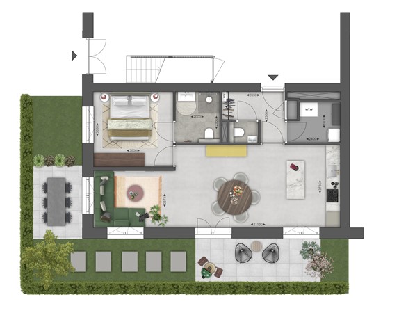 Johan Van Veenstraat Bouwnummer 32, 9743 DC Groningen - 33800 - PG2D portiek bg.jpg