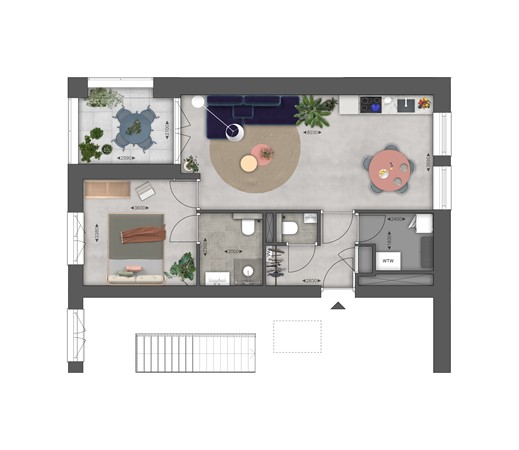 Johan Van Veenstraat Bouwnummer 33, 9743 DC Groningen - 33800 - PG2D portiek verd.jpg