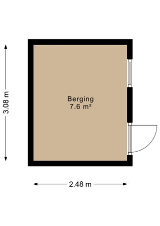 Vogelkersstraat 17, 9741 NK Groningen - Berging - 2D.jpg