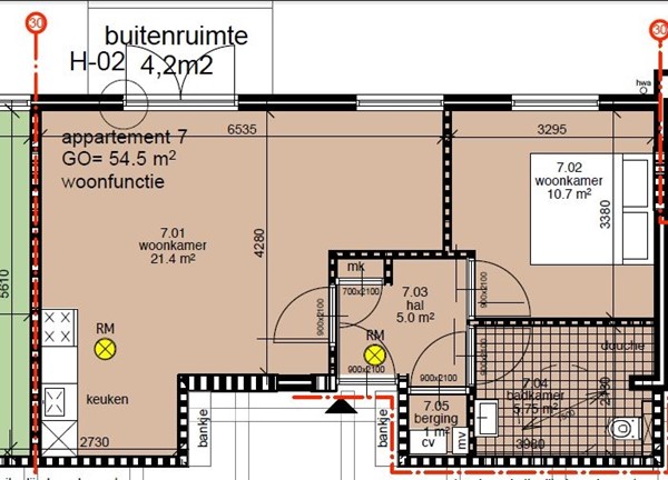 Raadhuisplein 1i, 9481 BG Vries - appartement 7.JPG