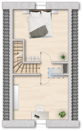 Hoher Weg Bouwnummer 1, 26844 Jemgum - 03-Zwischenb-2D-Grundriss-Kleinsteinhaus-Ditzum-1_Variante_2_1OG.png