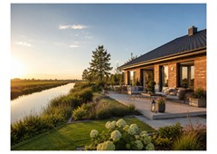 Bungalow aan het water
