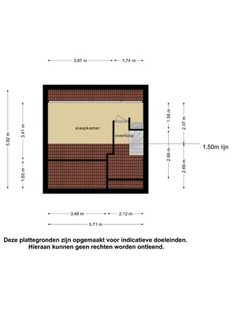 Floorplan - Cornelis Pronklaan 54, 1816 NR Alkmaar