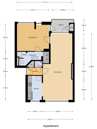 Floorplan - Van Stein Callenfelsstr 11, 2283 JC Rijswijk