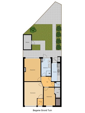 Floorplan - De Constant Rebecquestraat 3G, 2518 RB Den Haag