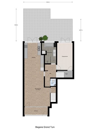 Floorplan - Van Boetzelaerlaan 124, 2581 AX Den Haag