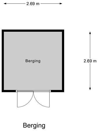 Floorplan - Van Merlenstraat 68, 2518 TG Den Haag