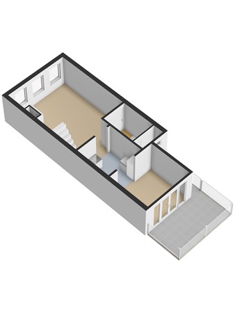 Floorplan - Chasséstraat 12, 2518 RX Den Haag