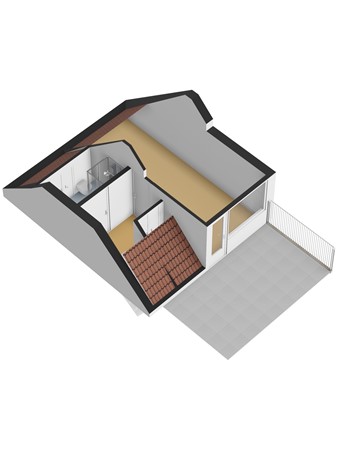 Floorplan - Chasséstraat 12, 2518 RX Den Haag