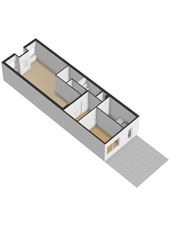 Floorplan - Chasséstraat 12, 2518 RX Den Haag