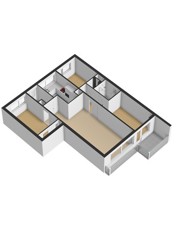 Floorplan - Kadoelerbos 43, 2715 RX Zoetermeer
