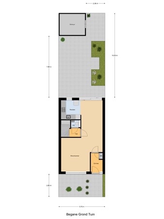 Floorplan - Knopenmakerstraat 19, 2645 JP Delfgauw
