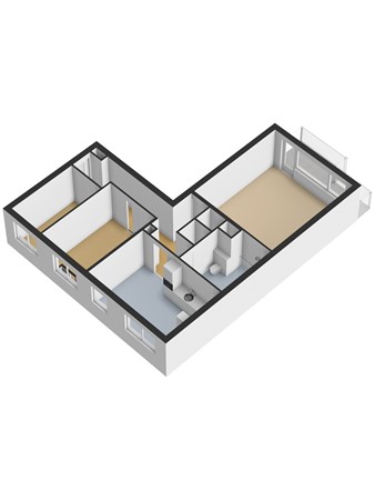 Floorplan - Jan Bronnerstraat 27, 2552 WV Den Haag