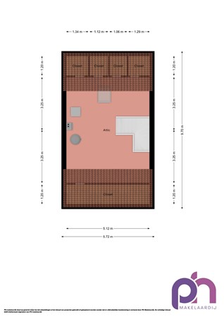 Floorplan - Valeriaan 27, 3297 WN Puttershoek