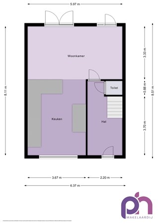 Hazelaarstraat 125, 3297 XH Puttershoek - 142727460_hazelaarstraat_begane_grond_first_design_20250311_94682d.jpg