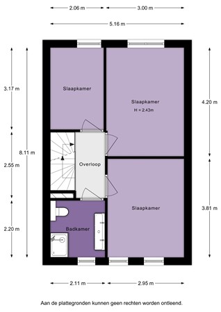 Bernhardstraat 1B, 3274 AB Heinenoord - Bernhardstraat 1B - 1e verdieping - 2D.jpg