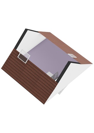 Scholekster 41, 3263 AK Oud-Beijerland - Scholekster 41 - 2e verdieping - 3D.jpg