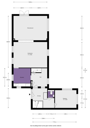 Middelsluissedijk Westzijde 87, 3281 LH Numansdorp - Middelsluissedijk Westzijde 87 - Begane grond - 2D.jpg