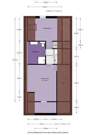 Zuidzijdsedijk 30, 3264 LH Nieuw-Beijerland - Zuidzijdsedijk 30 - Tuinhuis 1e verdieping - 2D.jpg