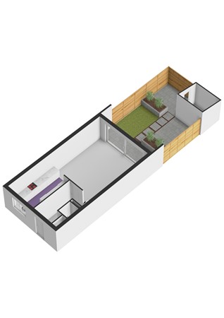 Oostdijk 195, 3261 KE Oud-Beijerland - Oostdijk 195 - Situatie - 3D.jpg