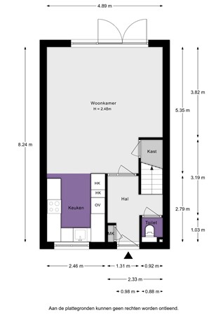 Jaap Kosterstraat 21, 3286 VT Klaaswaal - Jaap Kosterstraat 21 - Begane grond - 2D.jpg