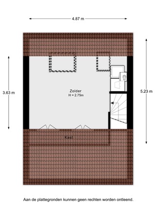 Jaap Kosterstraat 21, 3286 VT Klaaswaal - Jaap Kosterstraat 21 - 2e verdieping - 2D.jpg
