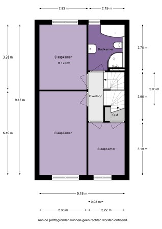 Sleutelbloemstraat 3, 3286 VN Klaaswaal - Sleutelbloemstraat 3 - 1e verdieping - 2D.jpg