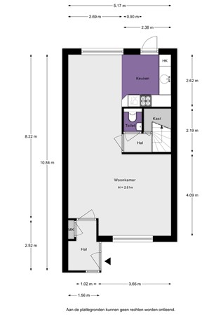Sleutelbloemstraat 3, 3286 VN Klaaswaal - Sleutelbloemstraat 3 - Begane grond - 2D.jpg
