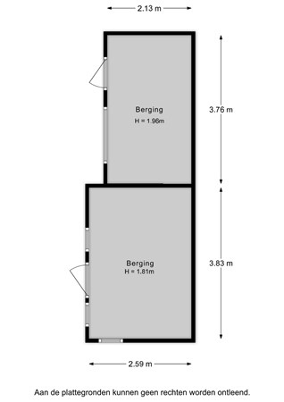 Oud-Cromstrijensedijk OZ 95, 3286 BM Klaaswaal - Oud-Cromstrijensedijk Oostzijde 95 - Berging - 2D.jpg