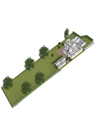 Oud-Cromstrijensedijk OZ 95, 3286 BM Klaaswaal - Oud-Cromstrijensedijk Oostzijde 95 - Situatie - 3D.jpg