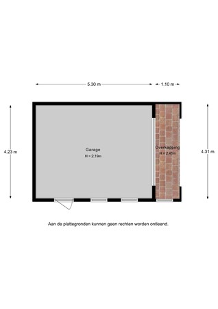 Julianastraat 86, 3262 SJ Oud-Beijerland - Julianastraat 86-Garage - 2D.jpg