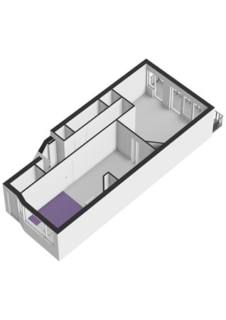 Rotterdamsedijk 273B, 3112 AM Schiedam - Rotterdamsedijk 273B - Begane grond - 3D.jpg