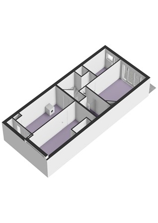 Rotterdamsedijk 273B, 3112 AM Schiedam - Rotterdamsedijk 273B - Souterrain - 3D.jpg