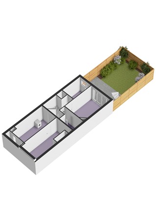 Rotterdamsedijk 273B, 3112 AM Schiedam - Rotterdamsedijk 273B - Situatie - 3D.jpg