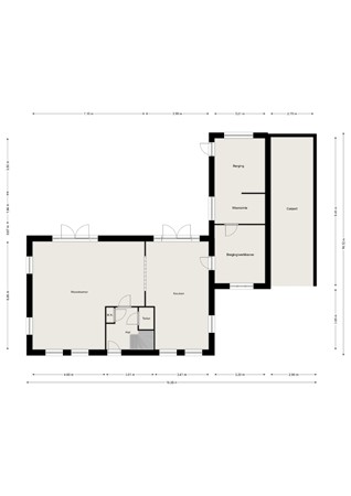 Oudendijk 34, 3267 LS Goudswaard - Plattegrond Begane grond.jpg