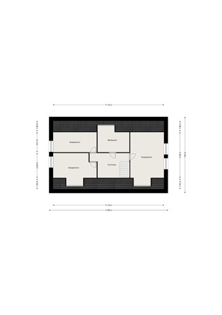 Oudendijk 34, 3267 LS Goudswaard - Plattegrond Eerste verdieping.jpg