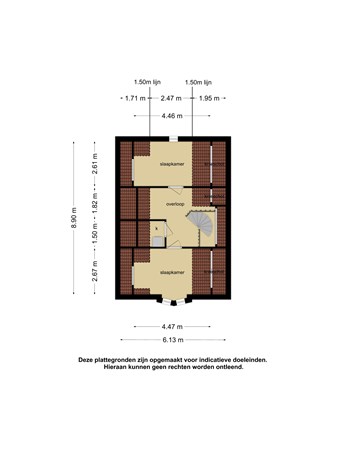 Molentuinweg 15, 2223 HA Katwijk - Plattegrond 2e verdieping Molentuinweg 15 Katwijk ad Rijn.jpg